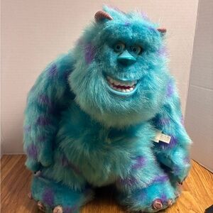 Retired 2005 Monsters Inc Sully Animated Talking Plush 15 Inch Tall Disney Toy